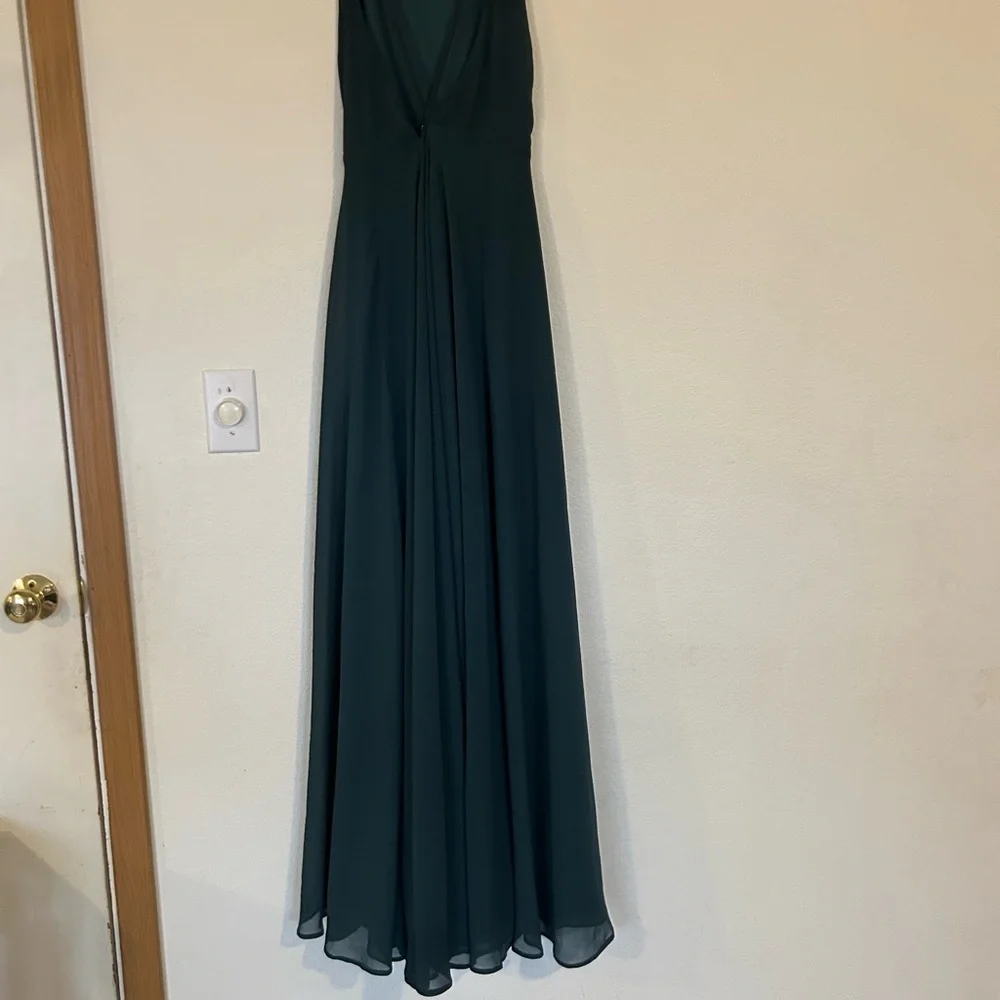 Lulus Large Emerald Green Wedding Guest /Special Event Maxi Dress